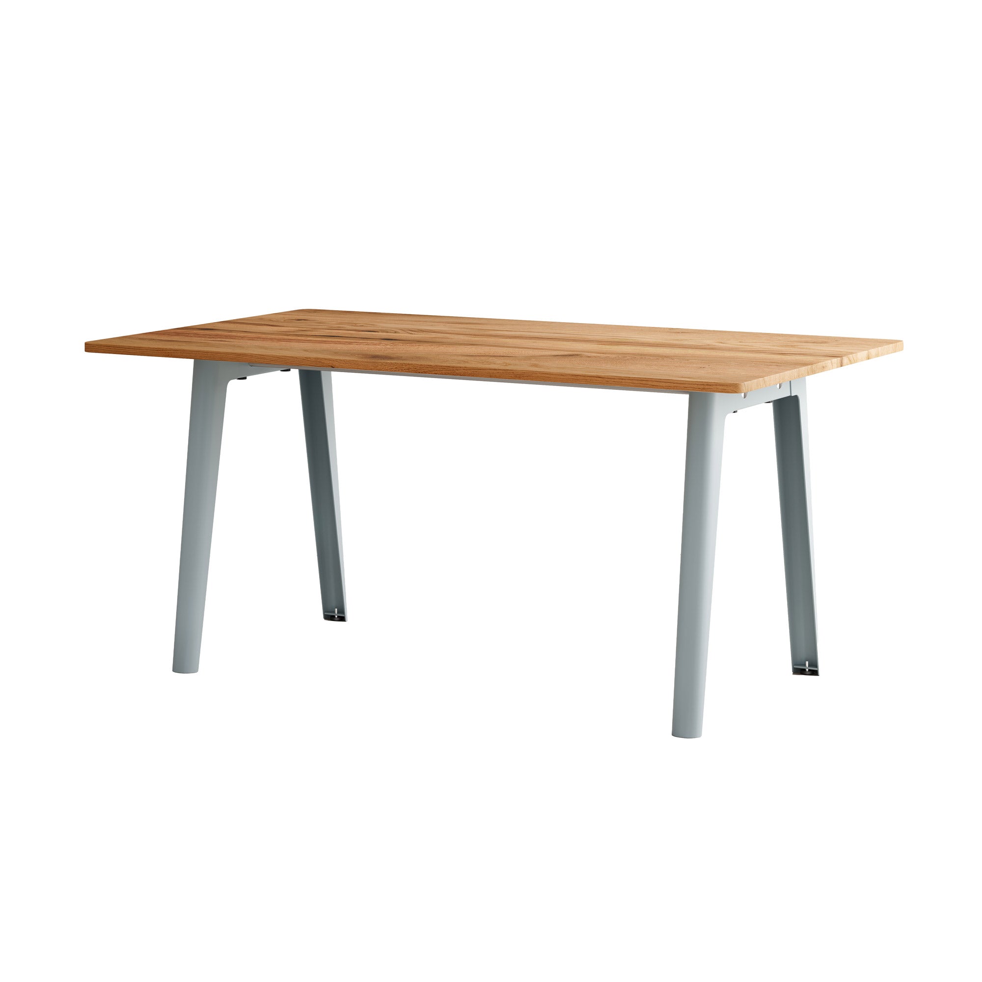 TipToe - NEW MODERN Altholz Esstisch | 95 x 160 cm / blassblau