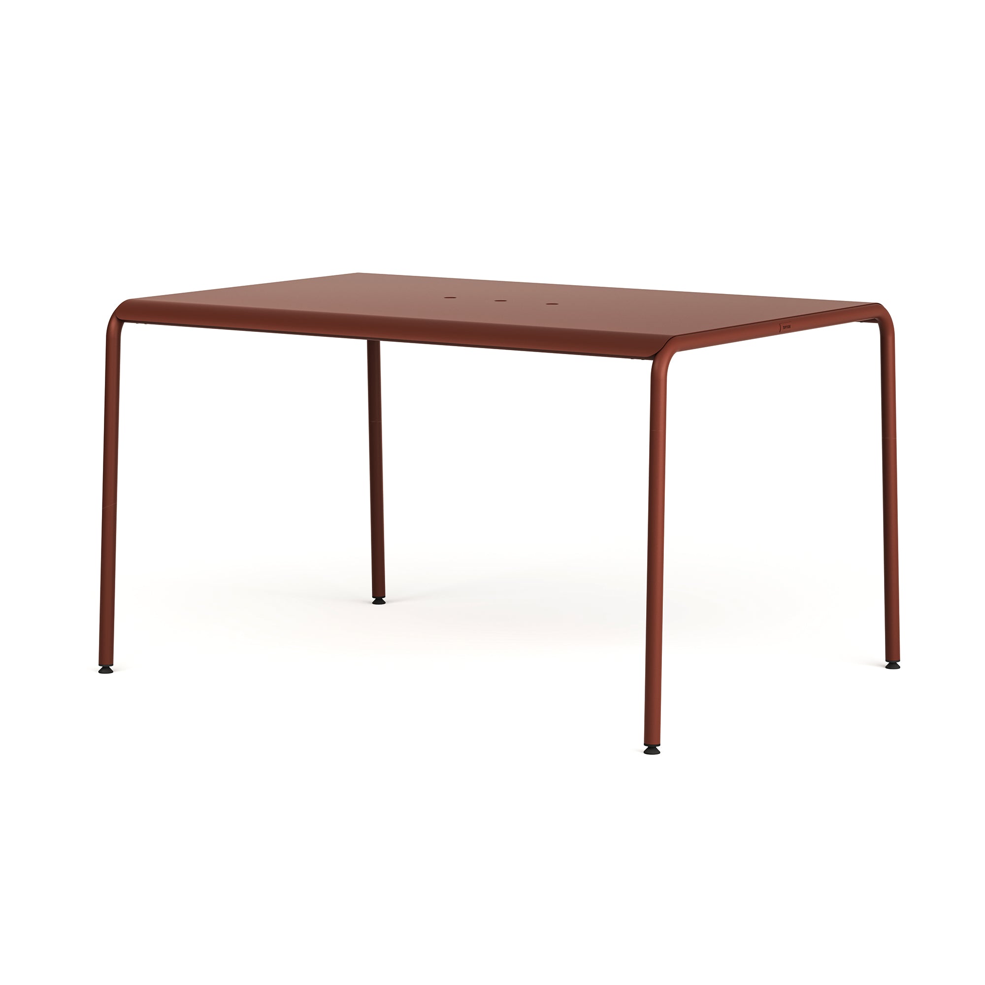 TipToe - Panorama Gartentisch | 130 x 90 cm / zeigelrot