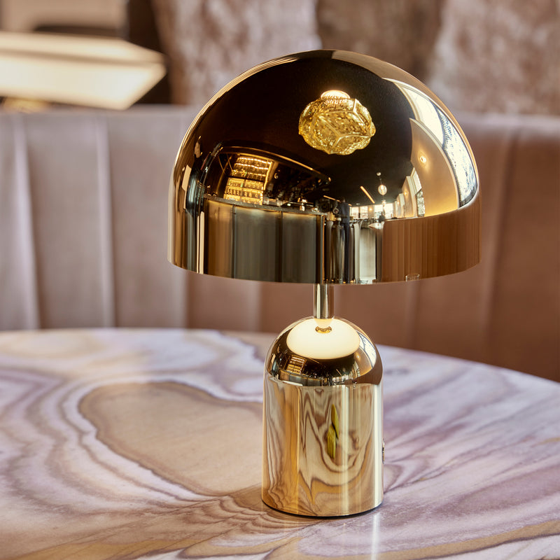Tom Dixon - Bell LED Tischleuchte mit Akku | gold