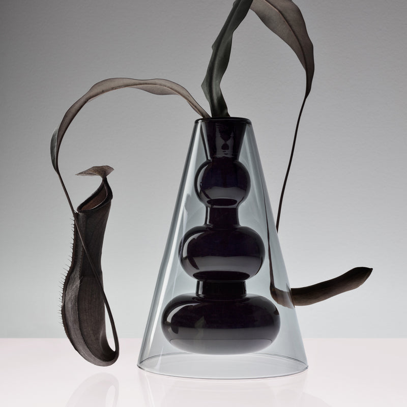 Tom Dixon - Bump Vase | schwarz