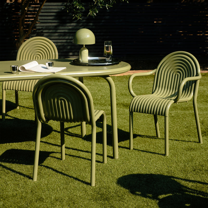 Tom Dixon - Groove Gartenarmlehnstuhl