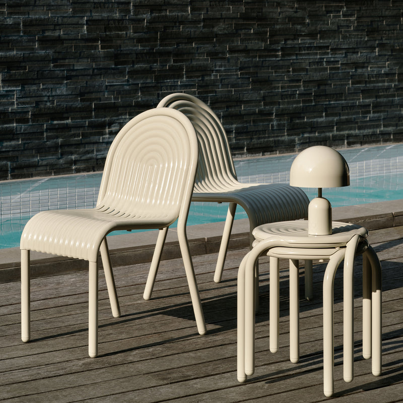 Tom Dixon - Groove Gartenhocker
