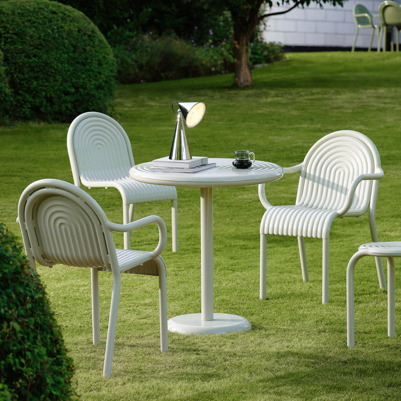 Tom Dixon - Groove Round Gartentisch