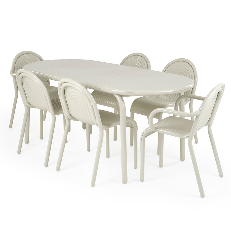 Tom Dixon - Groove Gartenarmlehnstuhl