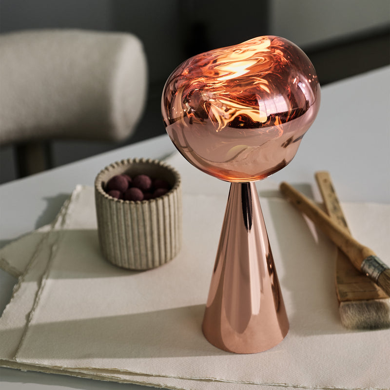 Tom Dixon - Melt LED Tischleuchte mit Akku | kupfer
