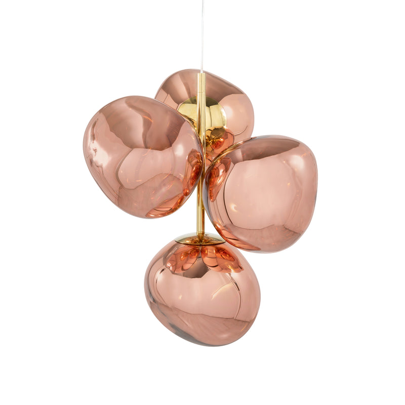 Tom Dixon - Melt Mini LED Kronleuchter | kupfer/gold