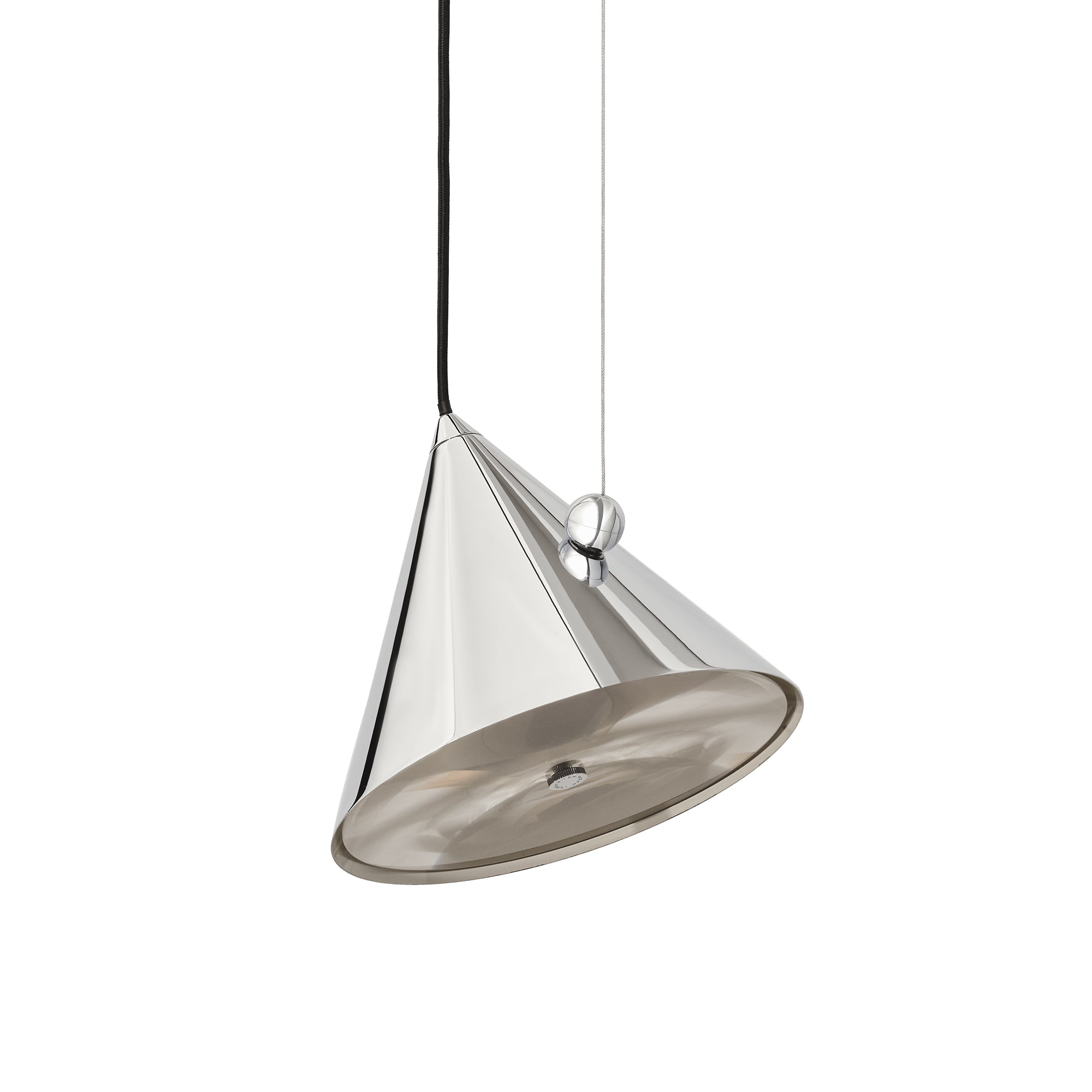 Tom Dixon - Pose LED Pendelleuchte | silber