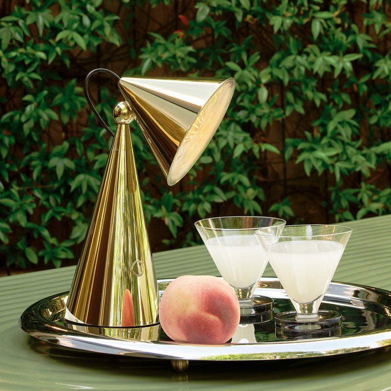 Tom Dixon - Pose LED Tischleuchte mit Akku | gold