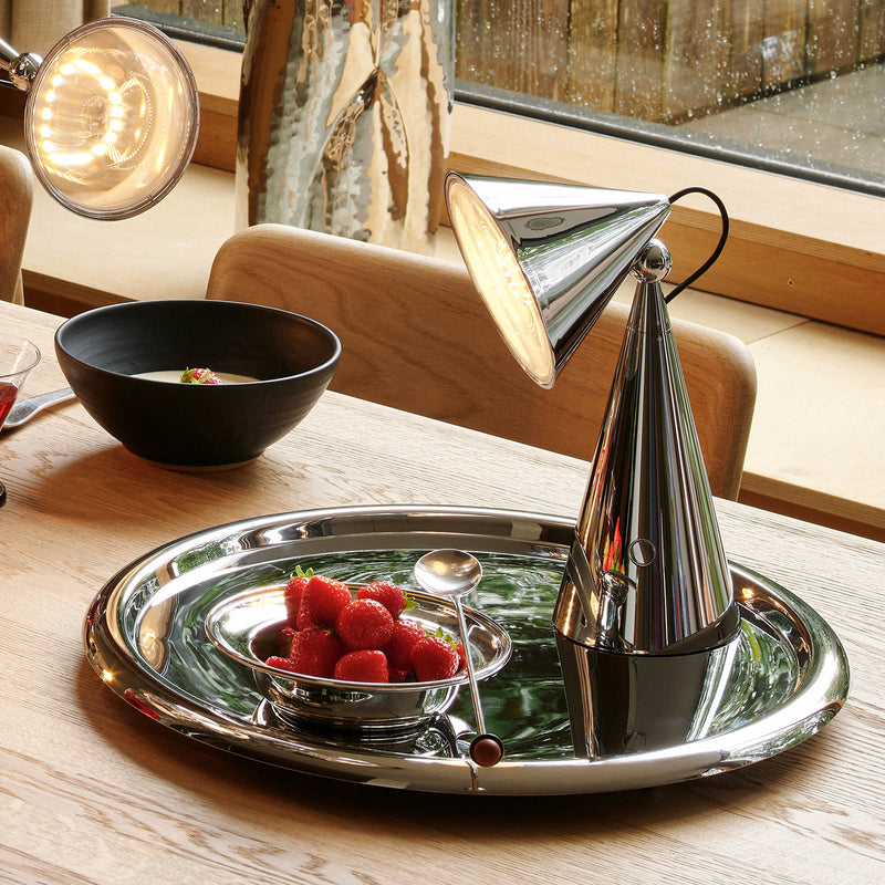 Tom Dixon - Pose LED Tischleuchte mit Akku | silver