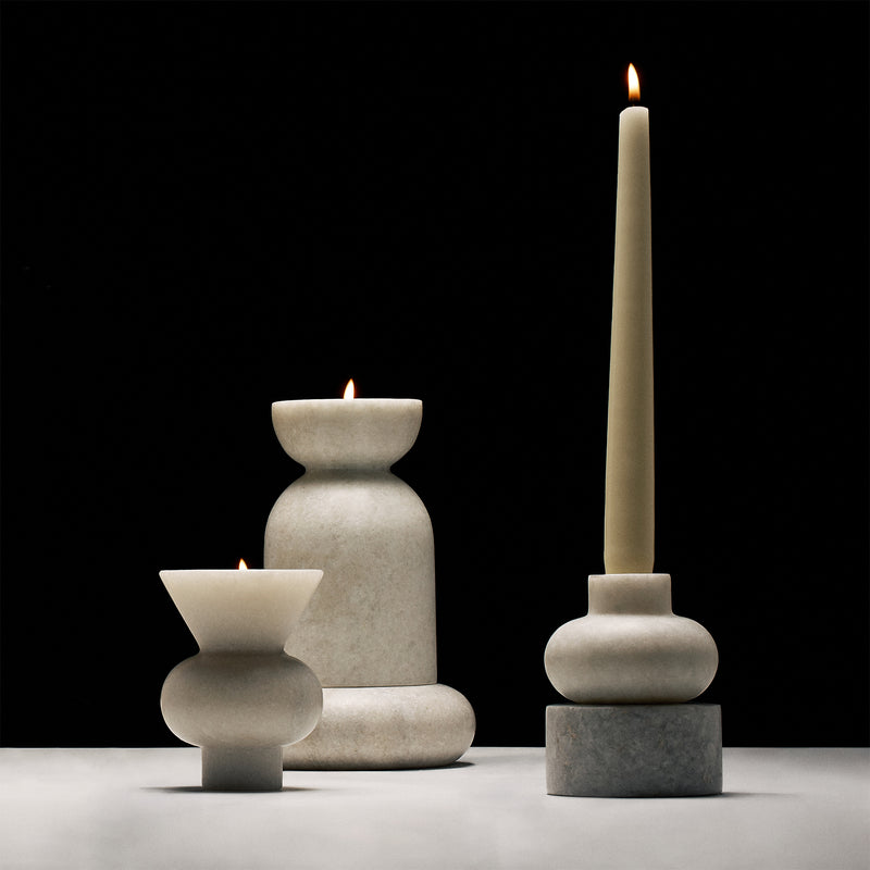 Tom Dixon - Stone Stacking Kerzenhalter