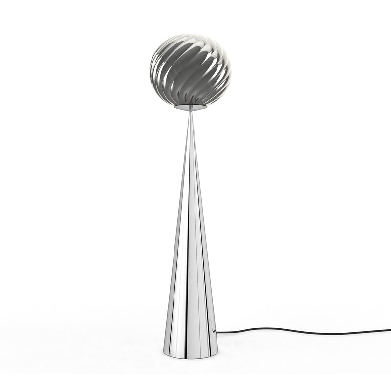 Tom Dixon - Whirl Cone Fat LED Stehleuchte | silber/silber