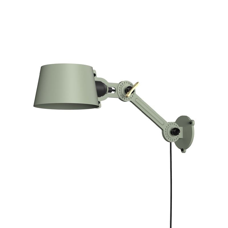 Tonone - Bolt Sidefit Wandleuchte klein | Kabel / flux green