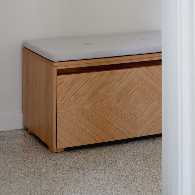 Umage - Hideaway Aufbewahrungsbank | Eiche gerastert/sterling