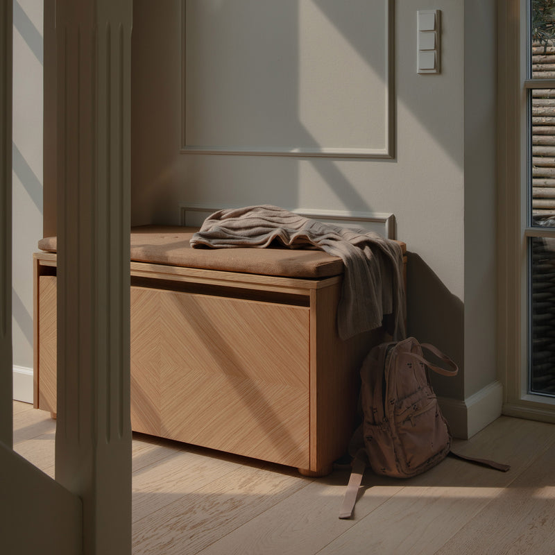 Umage - Hideaway Aufbewahrungsbank | Eiche gerastert/sugar brown