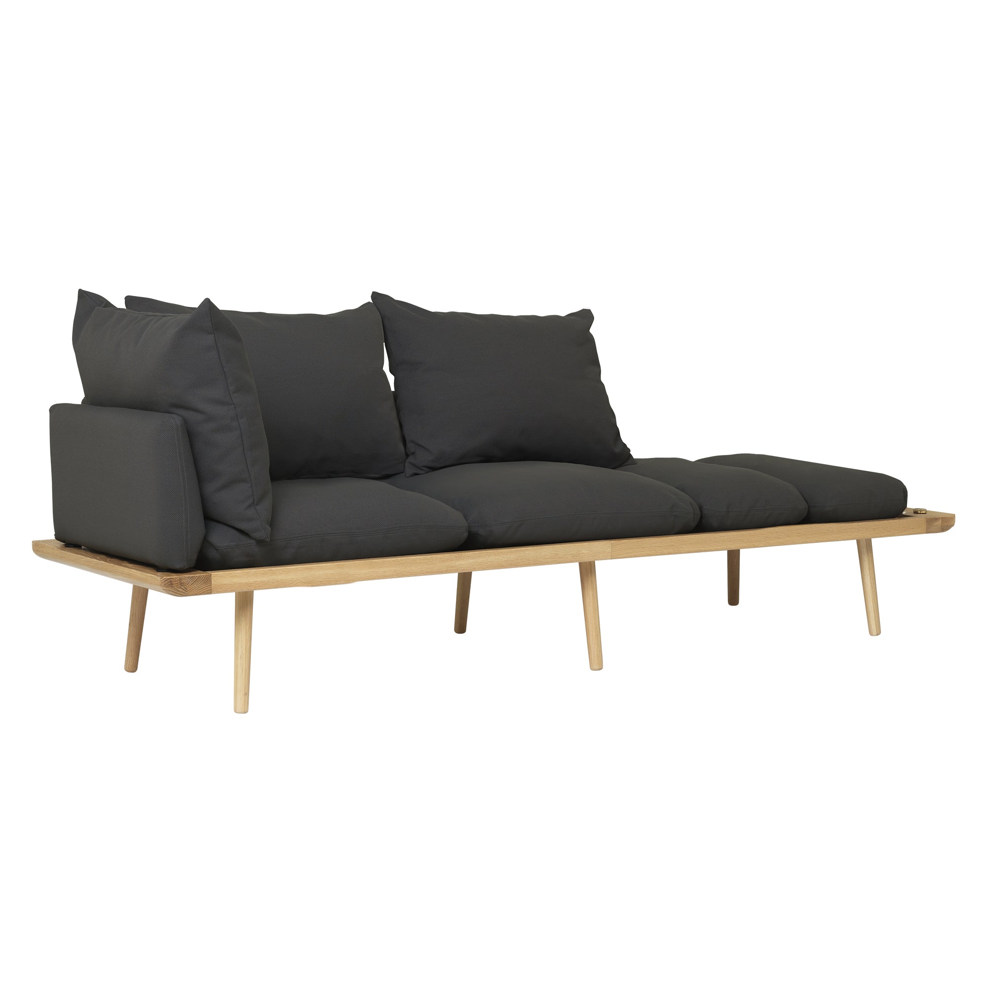 Umage - Lounge Around 3-Sitzer Sofa |  shadow / Eiche
