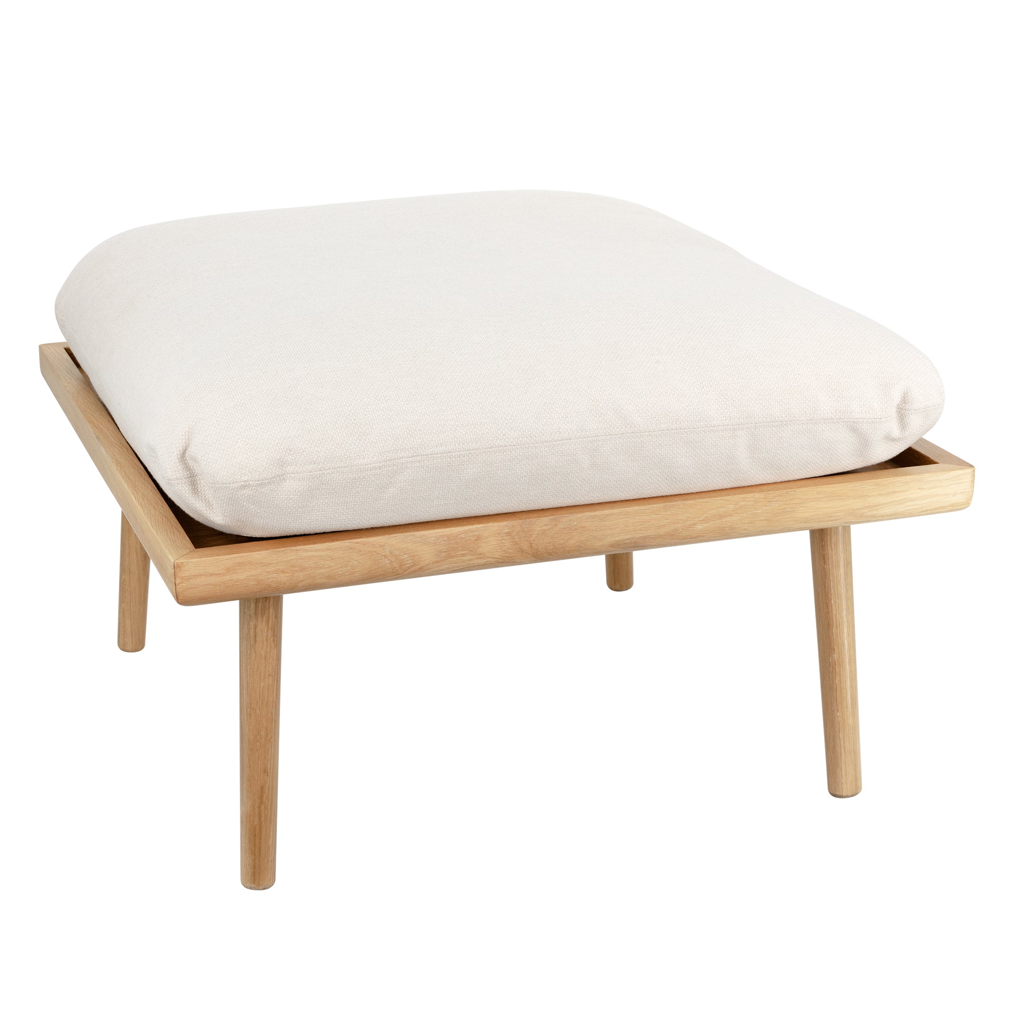 Umage - Lounge Around Shuffle Pouf | Eiche natur / white sands