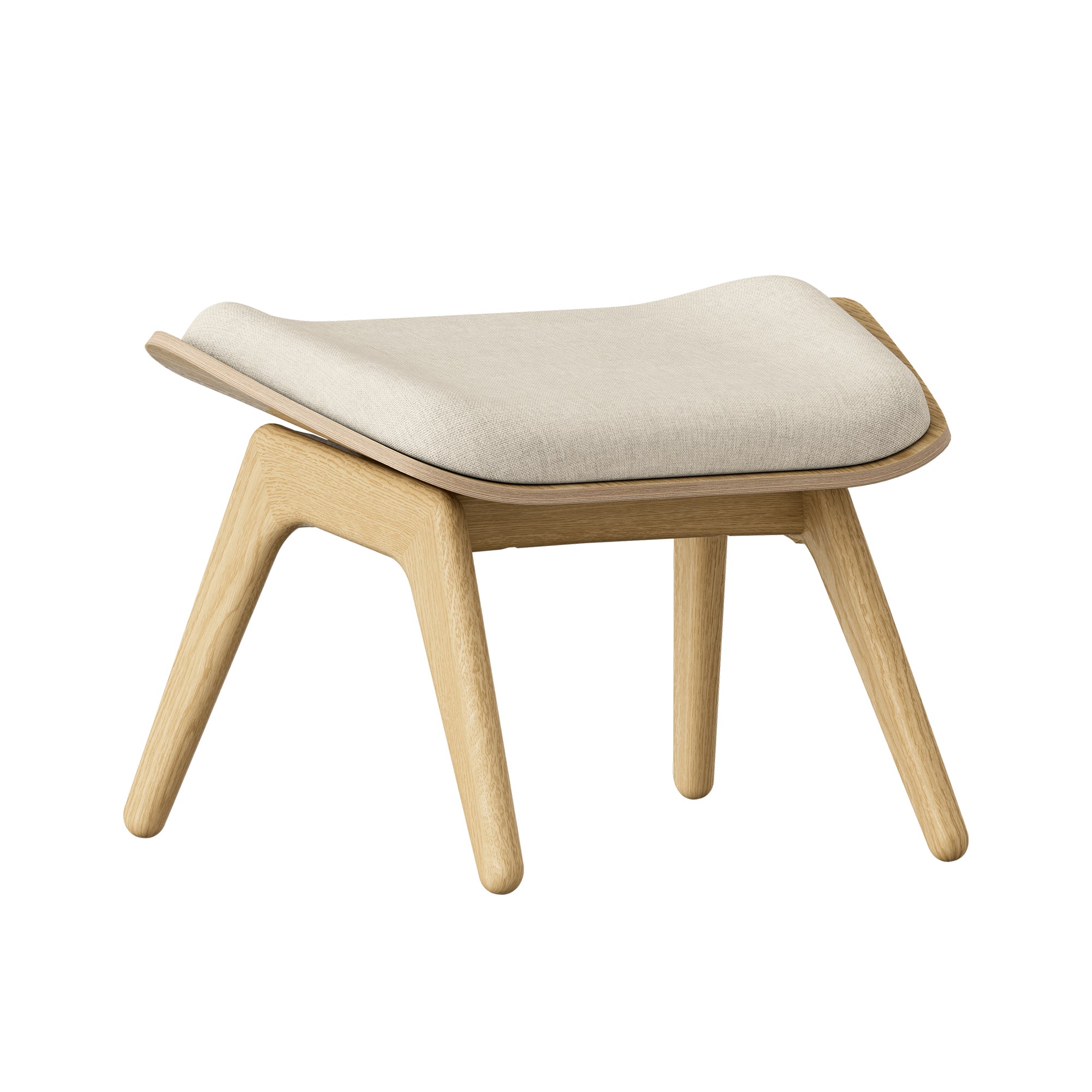 Umage - The Reader Ottoman | Eiche natur  / white sands