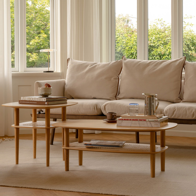 Umage - Together Couchtisch | niedrig / Eiche / 100 x 60 cm