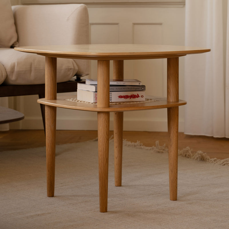 Umage - Together Couchtisch | hoch / Eiche / 60 x 60 cm