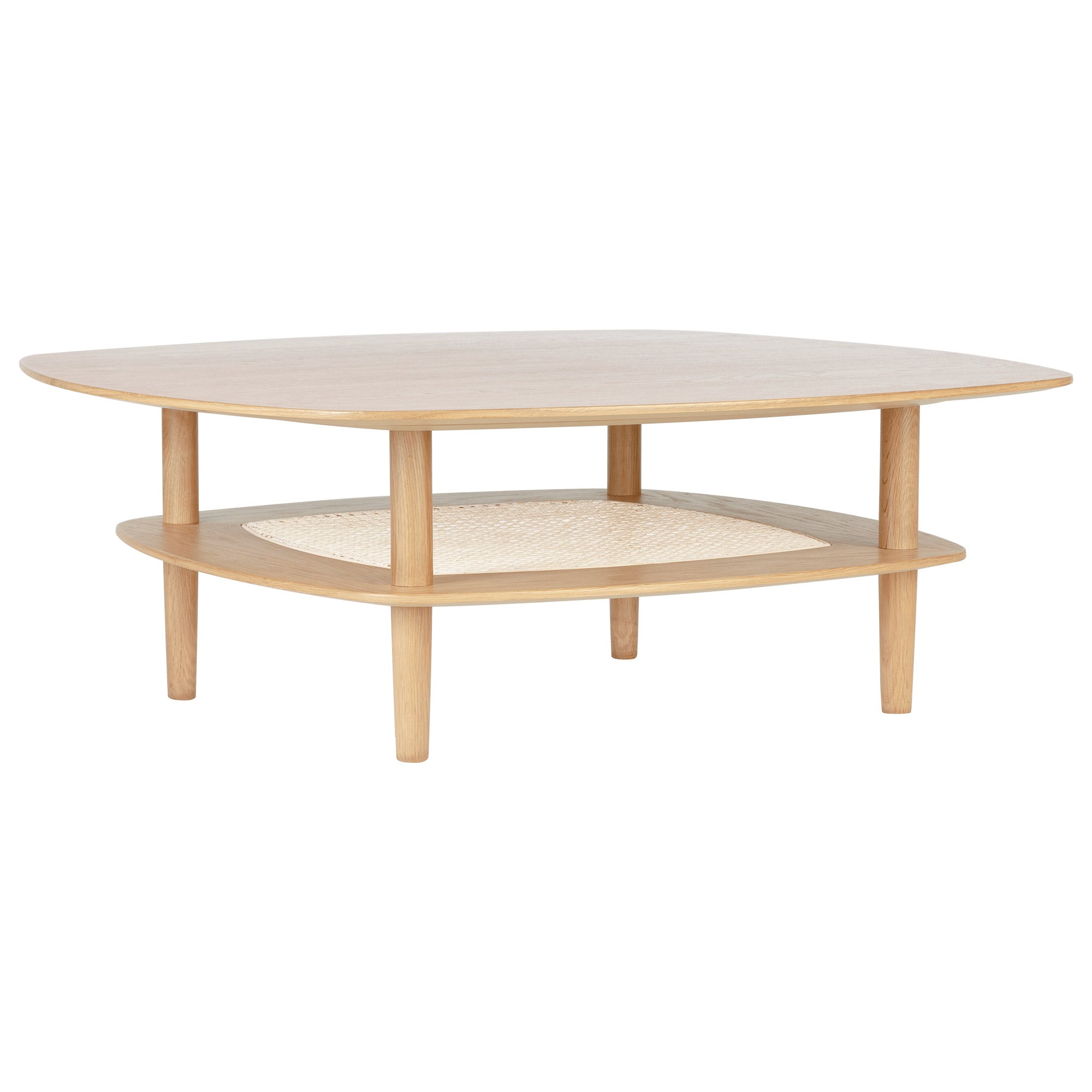 Umage - Together Couchtisch | niedrig / Eiche / 100 x 100 cm