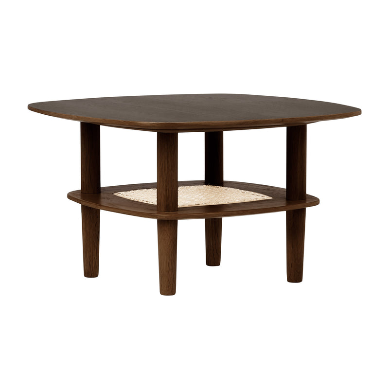 Umage - Together Couchtisch | niedrig / Eiche dunkel / 60 x 60 cm