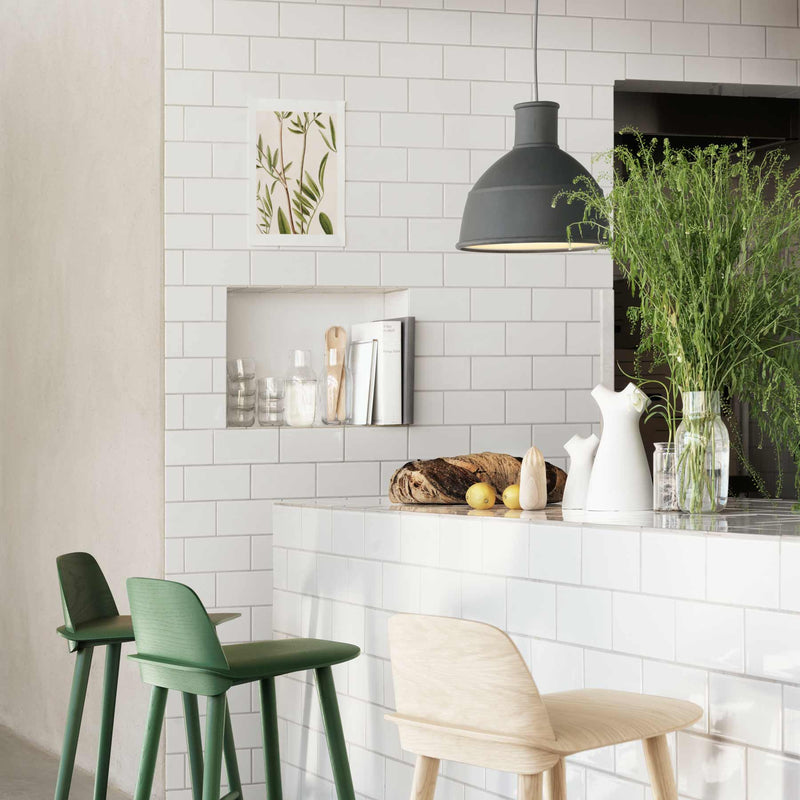 Muuto - Unfold Pendelleuchte | dunkelgrau