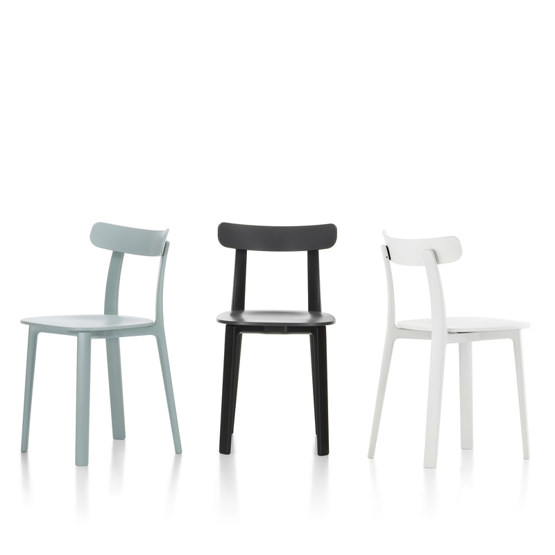 Vitra - All Plastic Chair | Filzgleiter / graphitgrau - two tone
