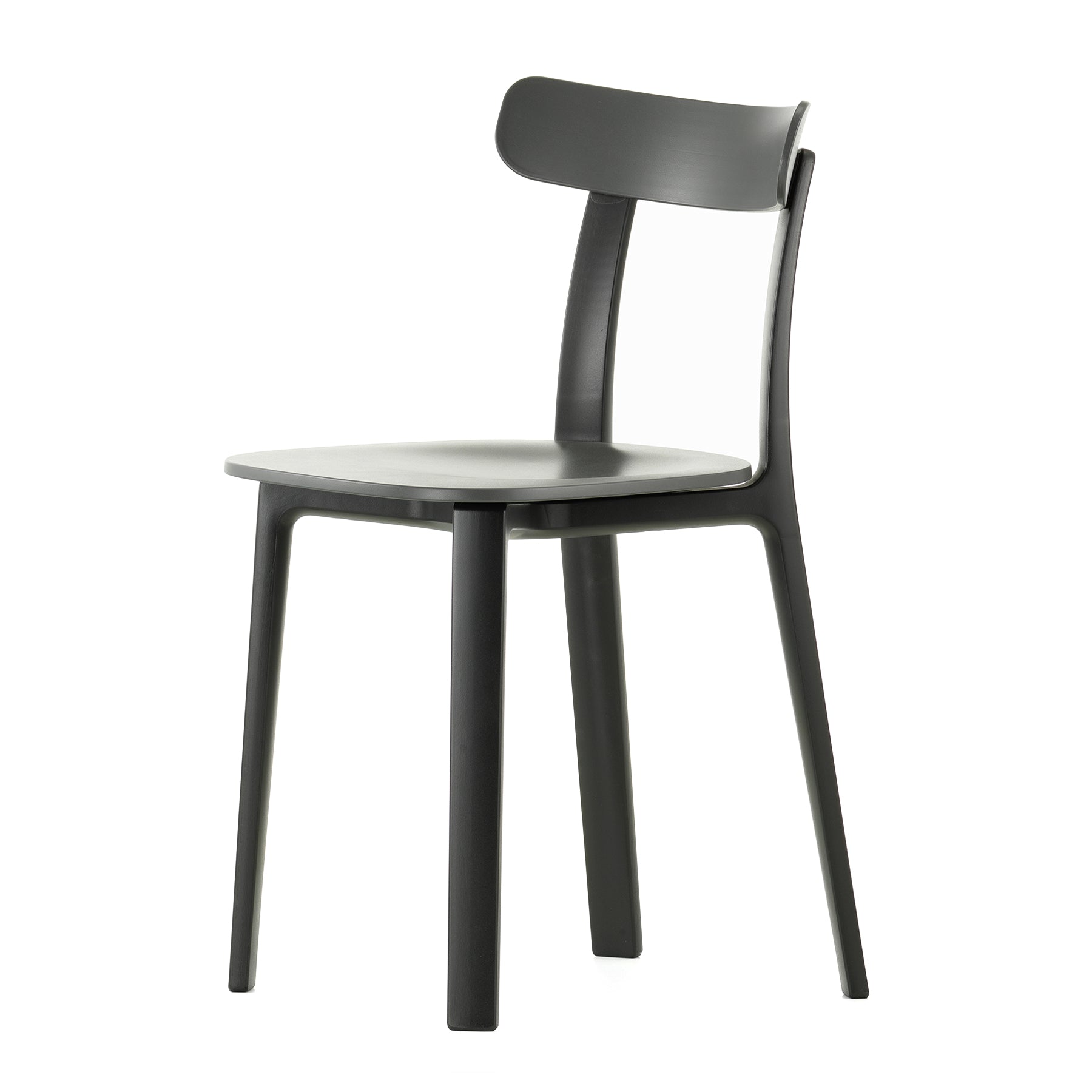 Vitra - All Plastic Chair | Filzgleiter / graphitgrau - two tone