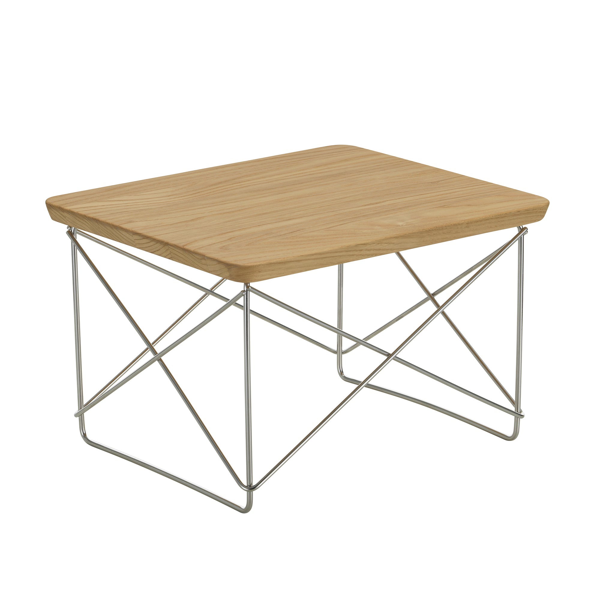 Vitra - Eames Occasional Table LTR | Kastanie massiv / Edelstahl