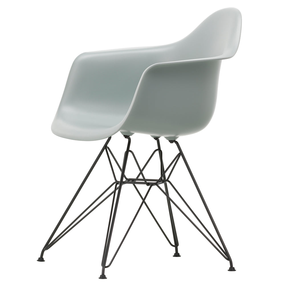 Vitra - Eames Plastic Armchair DAR RE | Filzgleiter basic dark / hellgrau RE / schwarz