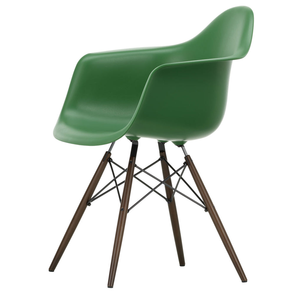 Vitra - Eames Plastic Armchair DAW RE | smaragd RE / Ahorn dunkel 