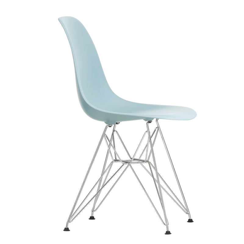 Vitra - Eames Plastic Side Chair DSR RE | eisgrau RE / verchromt