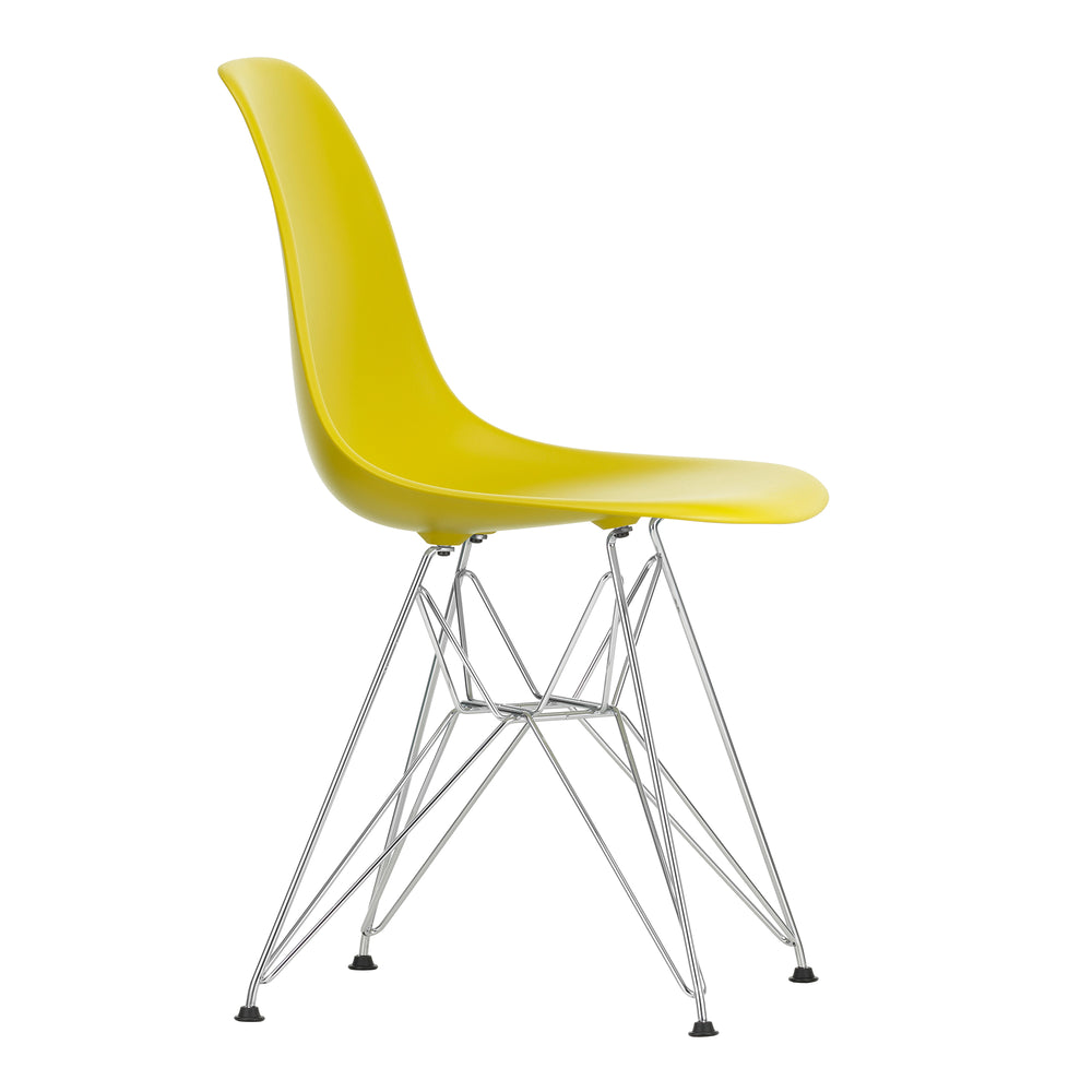 Vitra - Eames Plastic Side Chair DSR RE | senf RE / verchromt