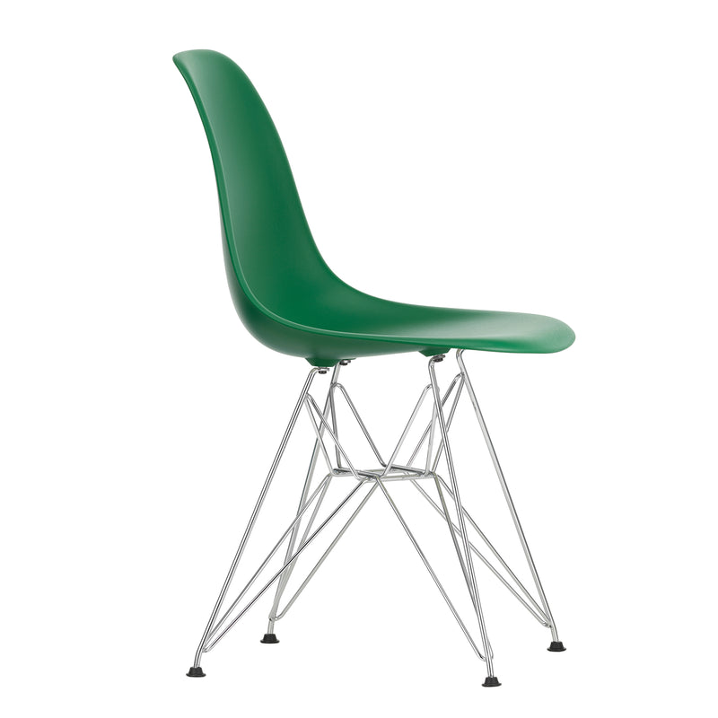 Vitra - Eames Plastic Side Chair DSR RE | smaragd RE / verchromt