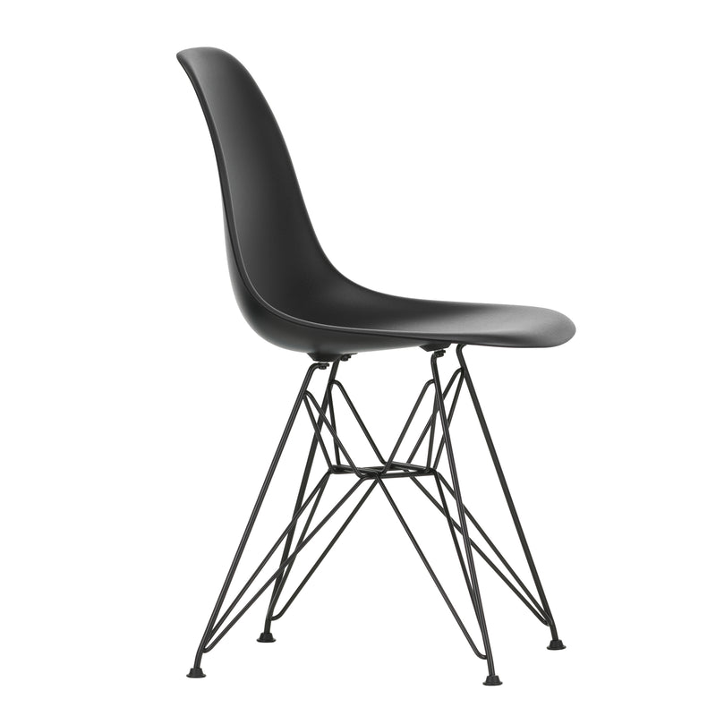 Vitra - Eames Plastic Side Chair DSR RE | tiefschwarz RE / basic dark