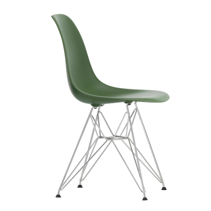 Vitra - Eames Plastic Side Chair DSR RE | forest RE / verchromt
