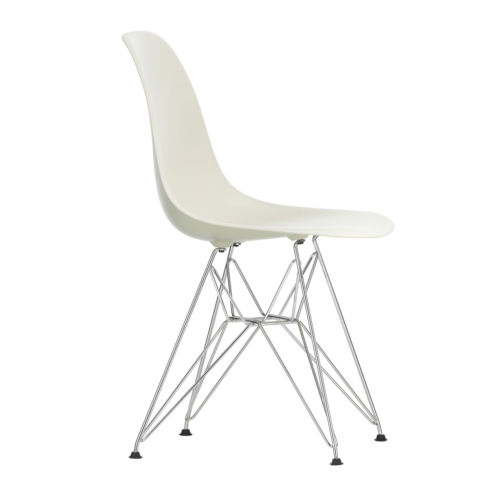 Vitra - Eames Plastic Side Chair DSR RE | kieselstein RE / verchromt