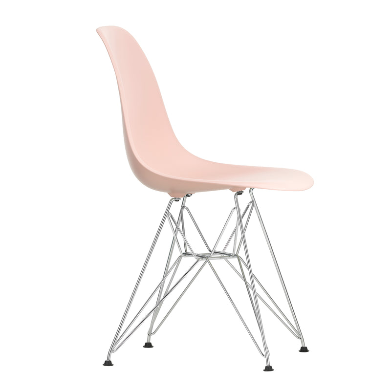 Vitra - Eames Plastic Side Chair DSR RE | zartrosé RE / verchromt