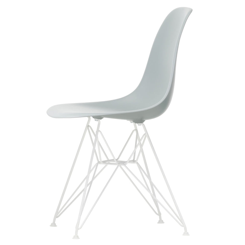 Vitra - Eames Plastic Side Chair DSR RE | Filzgleiter weiß / hellgrau RE / weiß