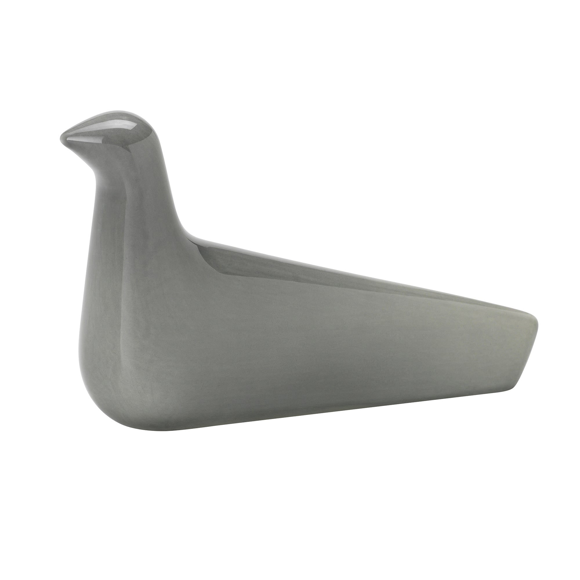 Vitra - L‘Oiseau | Keramik / Moosgrau glänzend