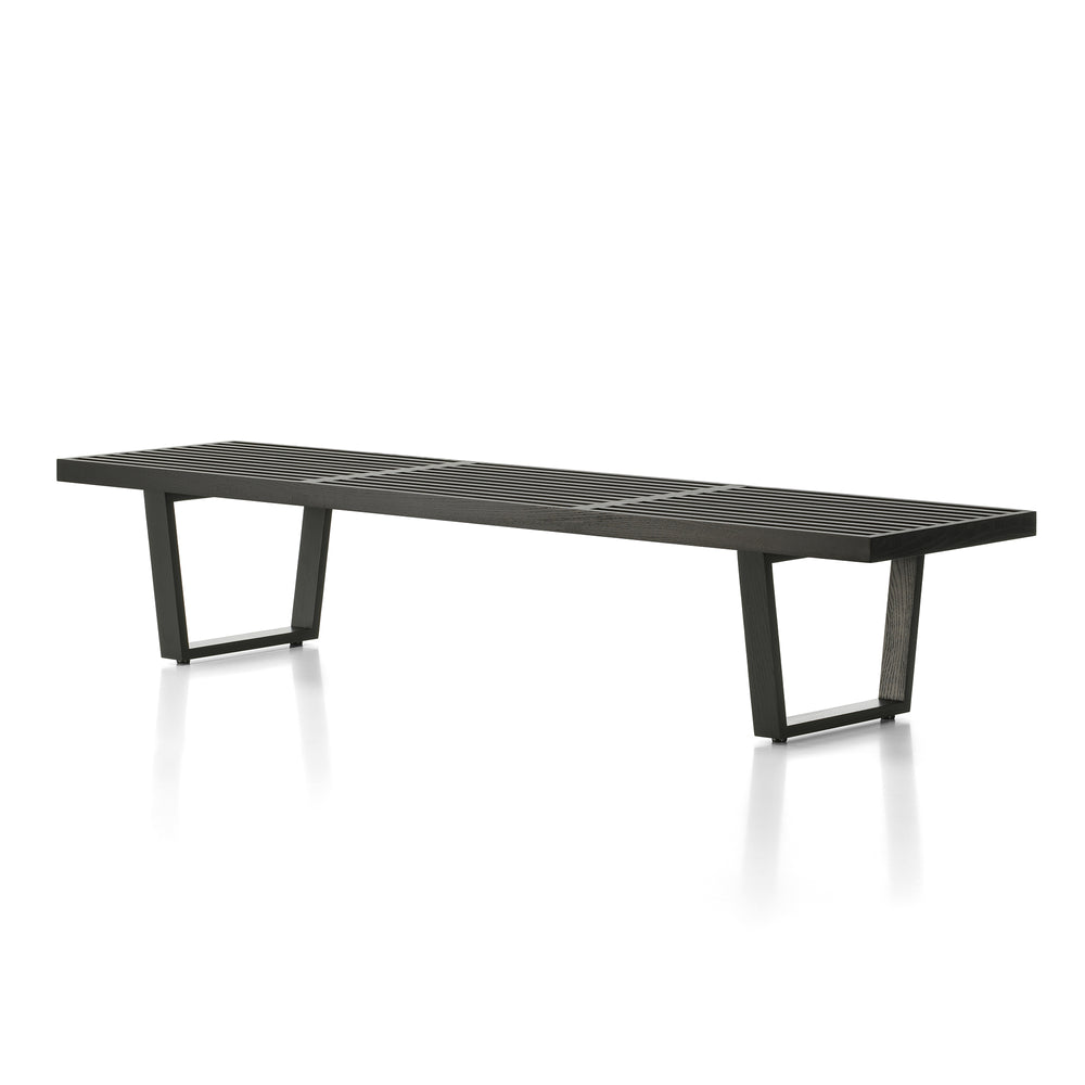 Vitra - Nelson Bench | lang (183 cm) / Esche schwarz