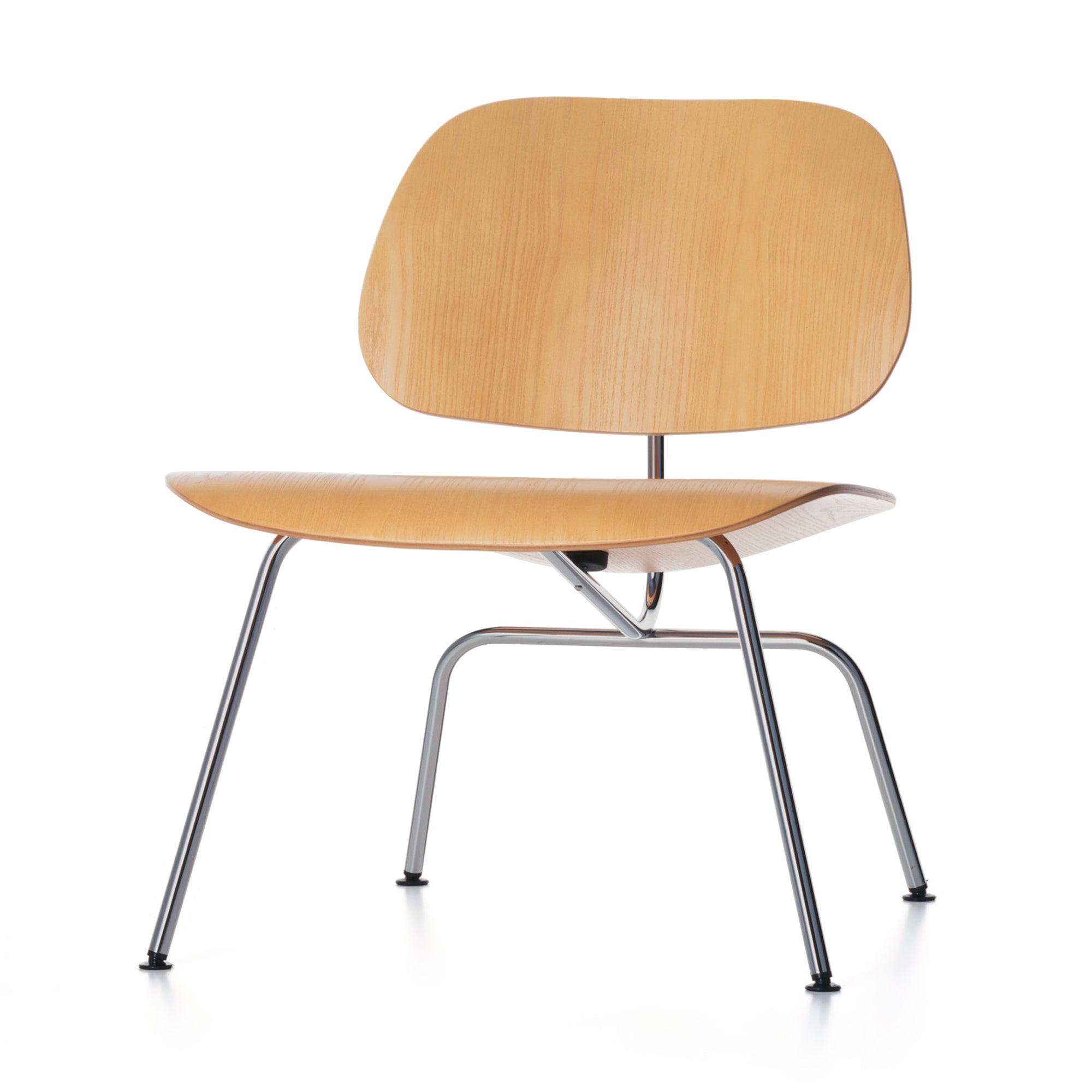 Vitra - Plywood Group LCM Sessel | glanzchrom / Esche natur
