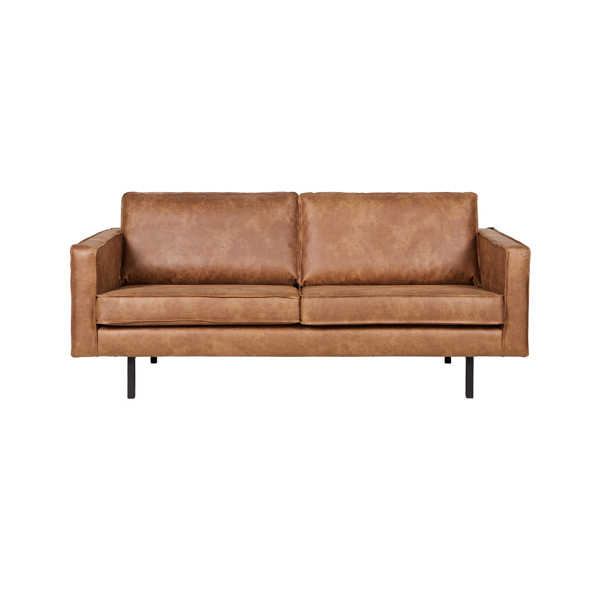 WOOOD Premium - Rodeo Sofa | Ecoleder cognac / 2,5-Sitzer