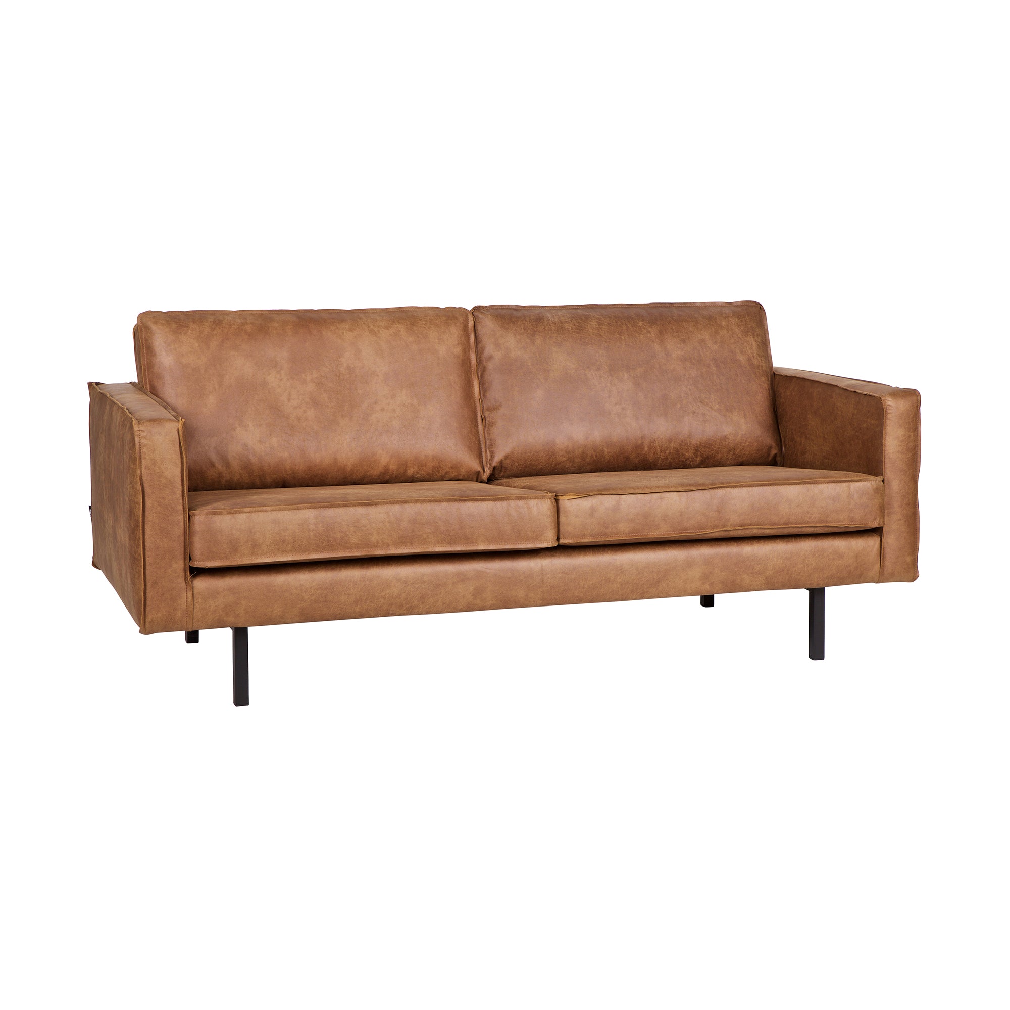WOOOD Premium - Rodeo Sofa | Ecoleder cognac / 2,5-Sitzer