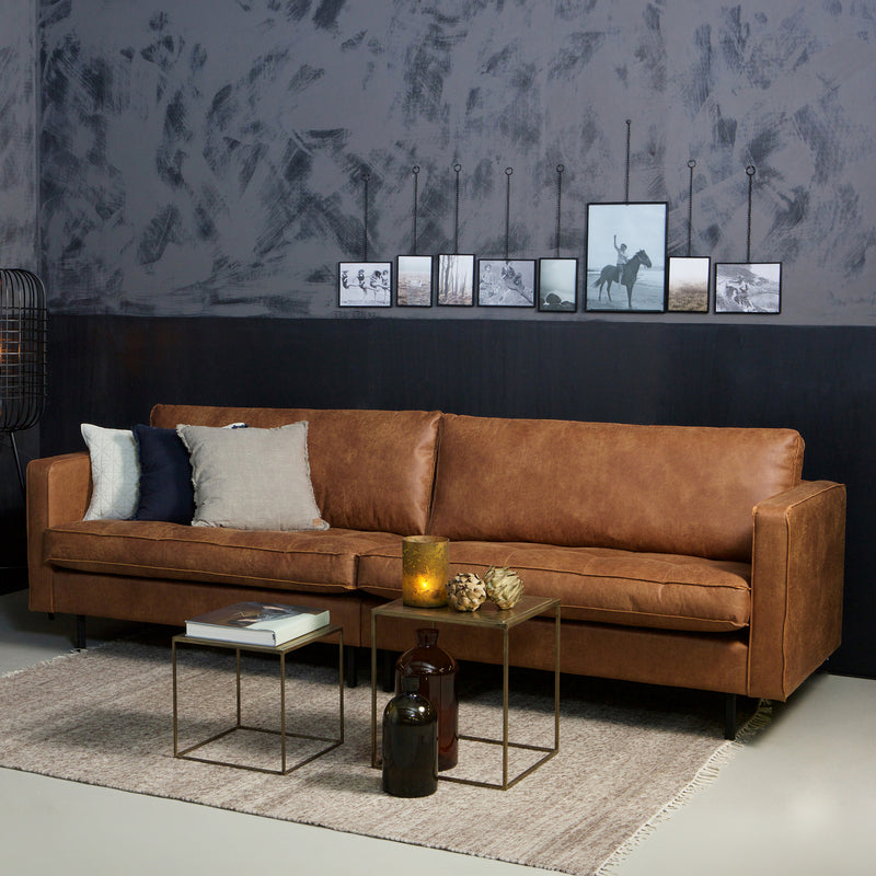 WOOOD - Rodeo Classic Sofa | Ecoleder cognac / 3-Sitzer