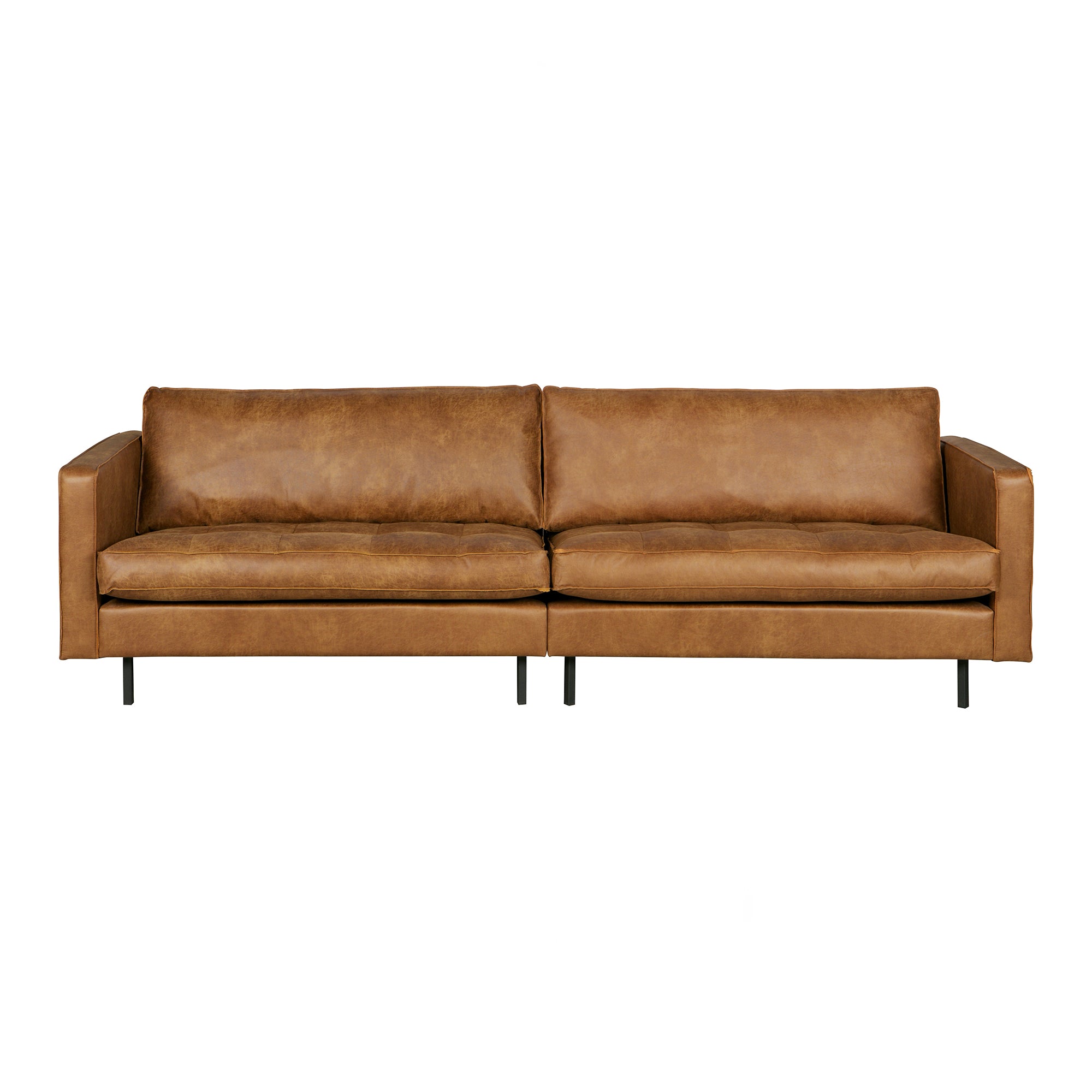 WOOOD - Rodeo Classic Sofa | Ecoleder cognac / 3-Sitzer