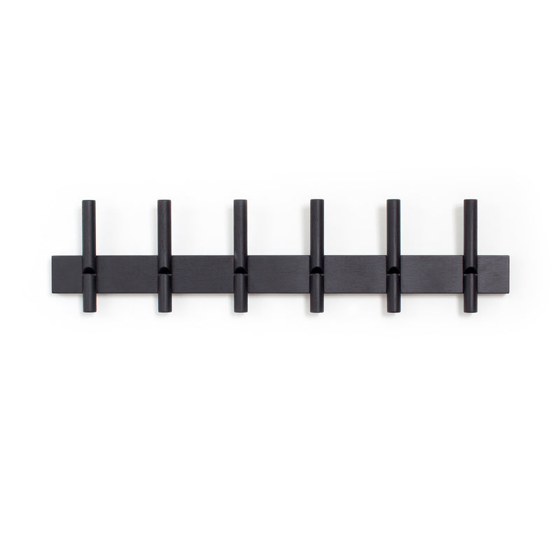 We Do Wood - Roon &amp; Rahn Reces Wandgarderobe | 78 cm / Eiche/schwarz