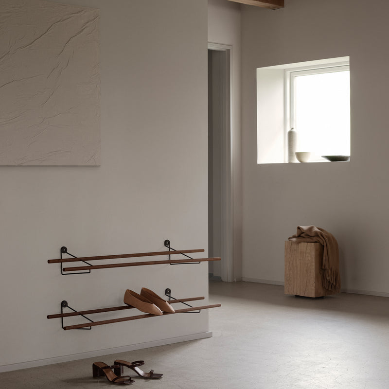 We Do Wood - Shoe Rack | Eiche/Stahl schwarz