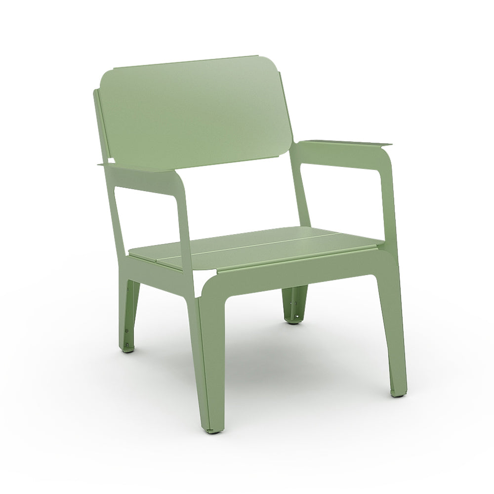Weltevree - Bended Lounger Outdoor-Loungestuhl | blassgrün