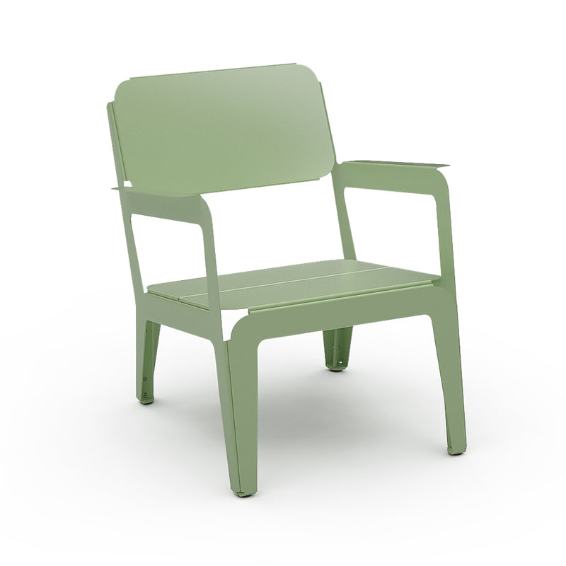 Weltevree - Bended Lounger Outdoor-Loungestuhl | blassgrün